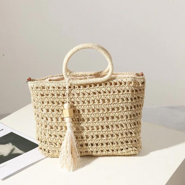 cabas plage raphia chic boho