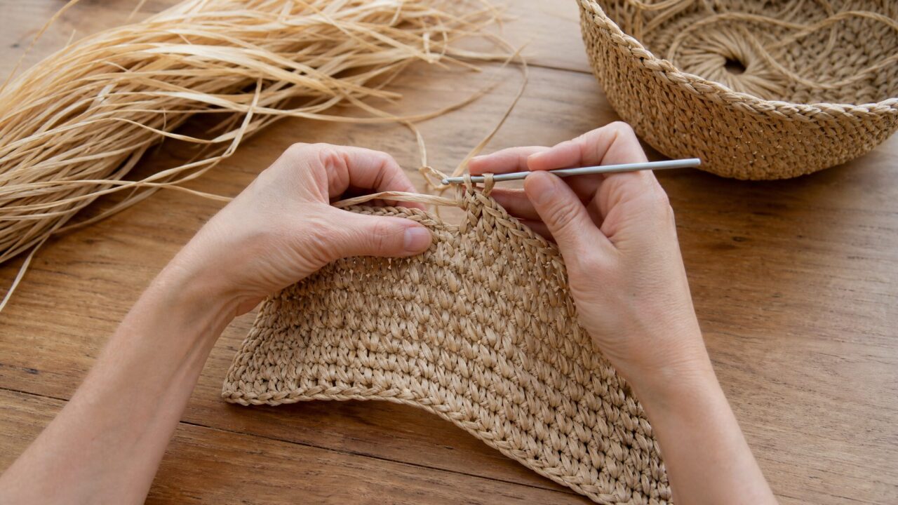 Apprendre à crocheter du raphia