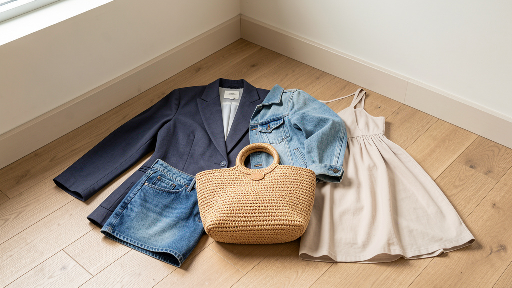sac-raphia-jupe-crayon-et-un-top-en-maille-pour-l’élégance-naturelle