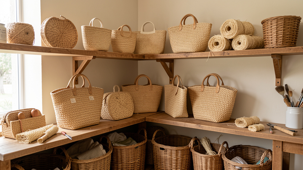 Spécialiste sac raphia eco style